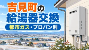 吉見町の給湯器交換おすすめ業者10選｜都市ガスの費用相場と補助金の注意点